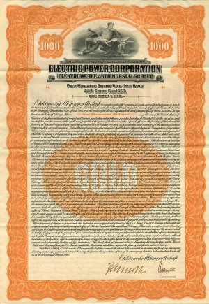 Germany - Electric Power Corporation (Uncanceled)